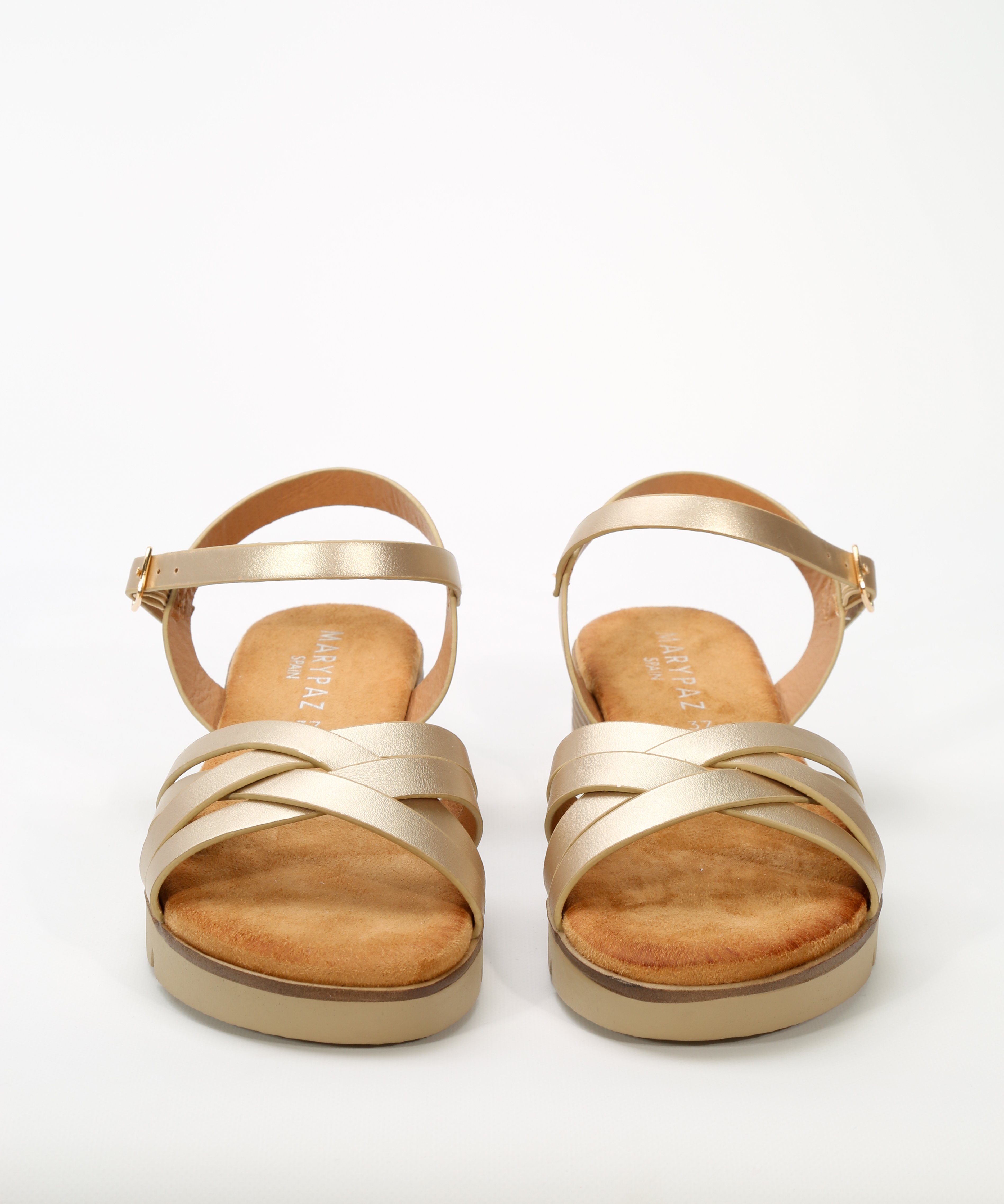 Sandalia plana tiras entrelazadas image number null